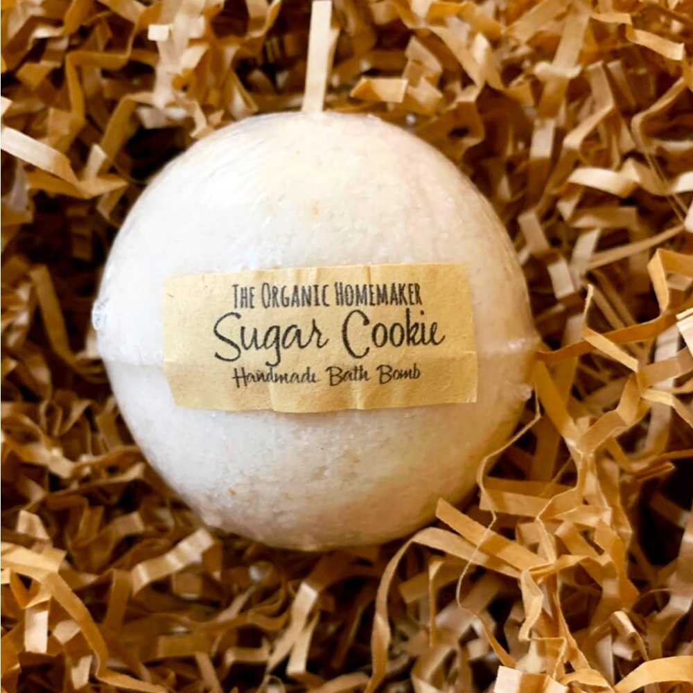 Organic Sugar Cookie Bath Bomb